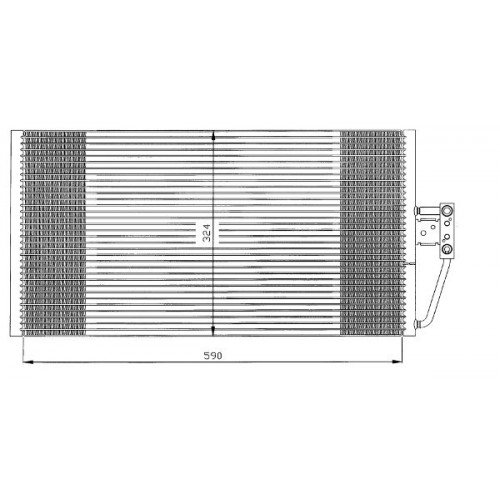 Ψυγείο A/C (Εξωτερικό) BMW 7 Series 1994 - 2001 ( E38 ) 157806420