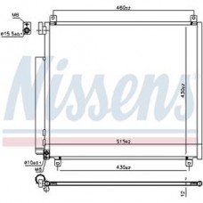 ΨΥΓΕΙΟ A/C 1.2 ΒΕΝΖΙΝΗ (500x430x12) SUZUKI IGNIS 2016 - 799006400