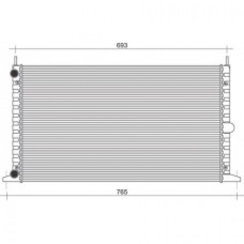 Ψυγείο Νερού VW LUPO 1998 - 2005 ( 6X1 - 6E1 ) 013906340