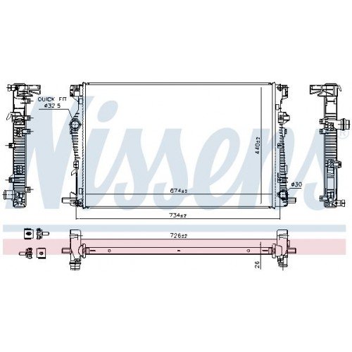 Ψυγείο Νερού JEEP CHEROKEE 2014 - ( KL ) 180006300 Ψυγείο Νερού JEEP CHEROKEE 2014 - ( KL ) 180006300