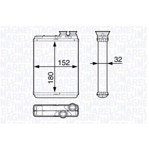 Ψυγείο Καλοριφέρ CITROEN C3 2010 - 2013 195006500