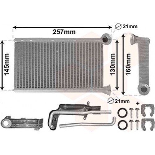 Ψυγείο Καλοριφέρ CITROEN C1 2014 - 200106500