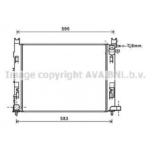 Ψυγείο A/C (Εξωτερικό) DACIA DUSTER 2010 - 2013 222006340