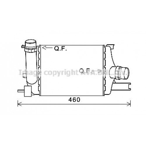 Ψυγείο Intercooler DACIA DUSTER 2017 - 222106230 Ψυγείο Intercooler DACIA DUSTER 2017 - 222106230