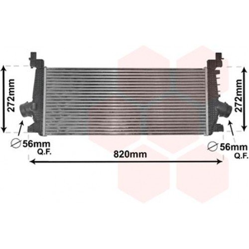 Ψυγείο Intercooler CHEVROLET-DAEWOO CRUZE 2009 - 235006205