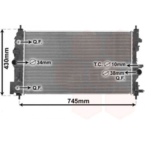 Ψυγείο Νερού CHEVROLET-DAEWOO CRUZE 2009 - 235006310