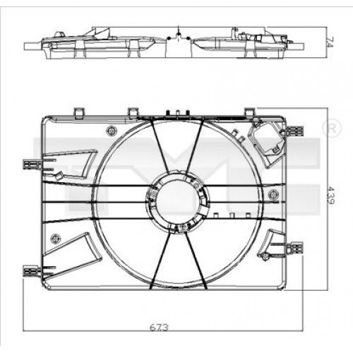 Βεντιλατέρ Νερού CHEVROLET-DAEWOO CRUZE 2013 - 235106460