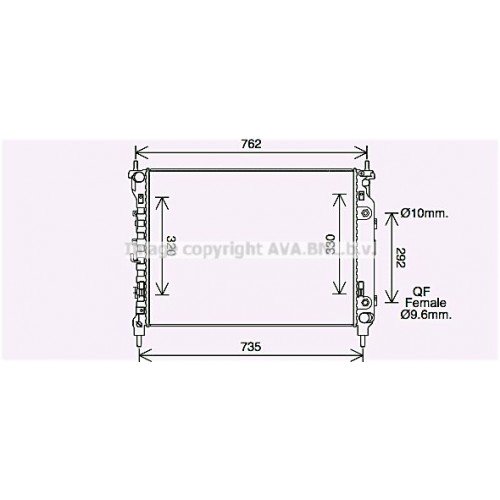 Ψυγείο Νερού CHEVROLET-DAEWOO CAPTIVA 2012 - 238006340