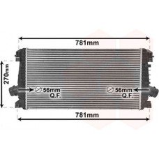 Ψυγείο Intercooler CHEVROLET-DAEWOO ORLANDO 2012 - 241006210