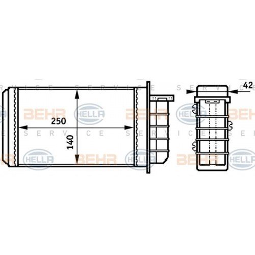 Ψυγείο Καλοριφέρ FIAT COUPE 1996 - 2004 ( FA/175 ) 293606510