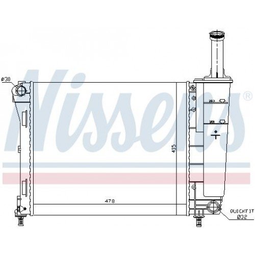 Ψυγείο Νερού FIAT PANDA 2012 - 295006300