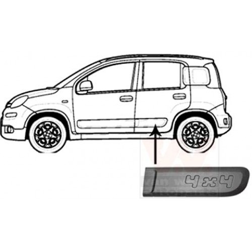 Διακοσμητικό Πόρτας FIAT PANDA 2012 - Πίσω Αριστερά 295006562 Διακοσμητικό Πόρτας FIAT PANDA 2012 - Πίσω Αριστερά 295006562