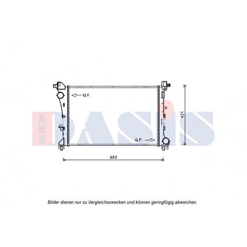 Ψυγείο Νερού FIAT 500 2012 - 2017 ( L ) 297006300