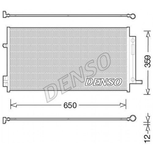 Ψυγείο A/C (Εξωτερικό) FIAT 500 2015 - ( X ) 297106400