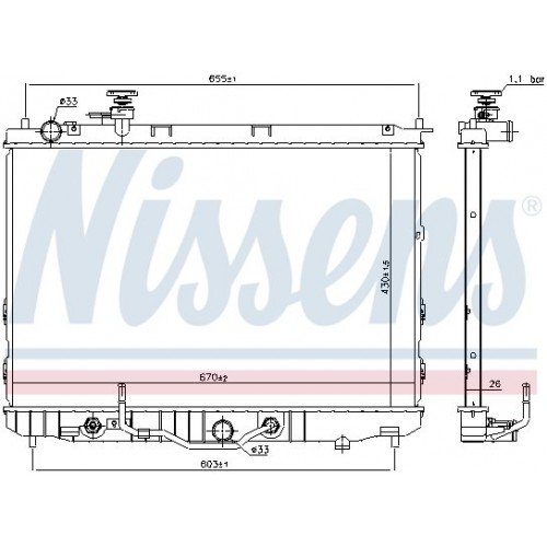 Ψυγείο Νερού KIA CARENS 2000 - 2006 422906320