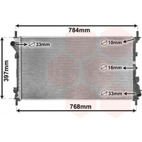 Ψυγείο Νερού FORD TRANSIT CONNECT TOURNEO 2009 - 2013 317006320