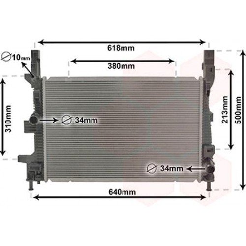 Ψυγείο Νερού FORD FOCUS 2014 - 2018 320106350