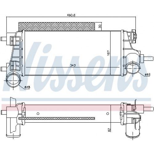 Ψυγείο Intercooler FORD FOCUS C-MAX 2011 - 2015 321006240