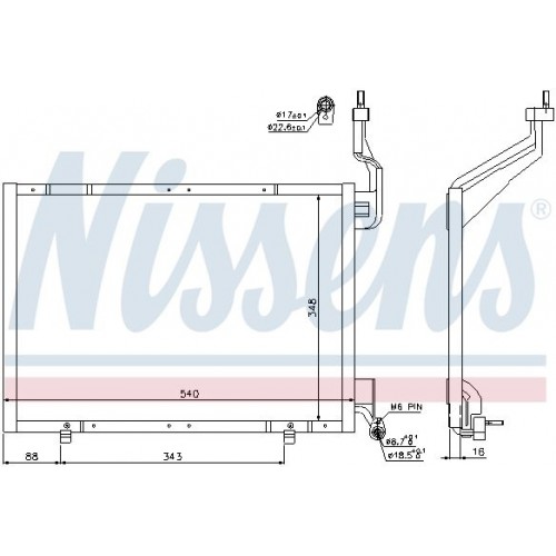 Ψυγείο A/C (Εξωτερικό) FORD B-MAX 2013 - 322006410