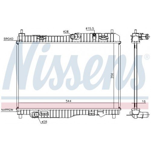 Ψυγείο Νερού FORD FIESTA 2013 - 2016 324006330