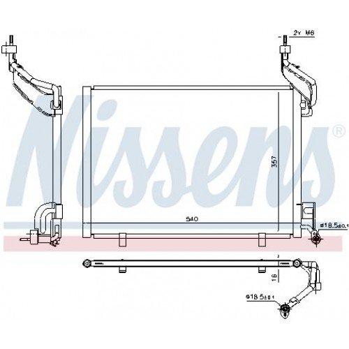 Ψυγείο A/C (Εξωτερικό) FORD FIESTA 2013 - 2016 324006430