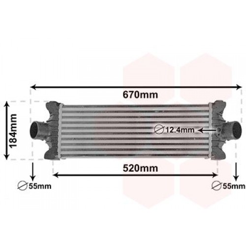 Ψυγείο Intercooler FORD TRANSIT 2012 - ( ) 325006210