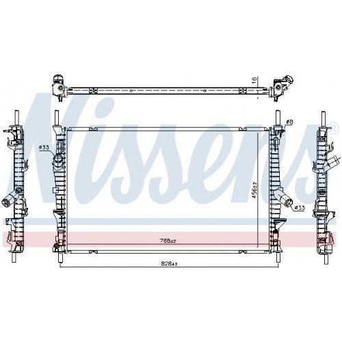 Ψυγείο Νερού FORD TRANSIT 2012 - ( ) 326006300