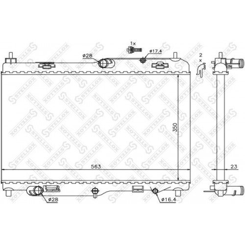 Ψυγείο Νερού FORD TRANSIT CONNECT TOURNEO 2013 - 2015 327006330