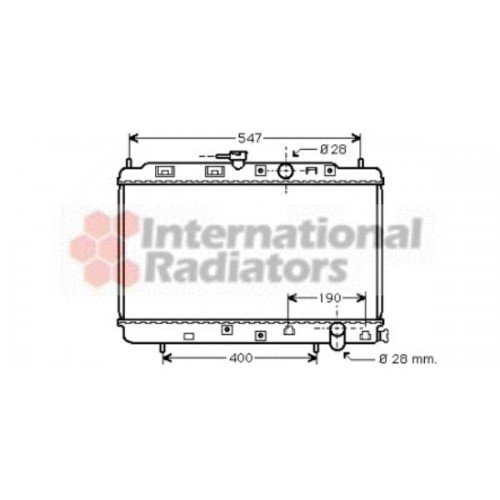 Ψυγείο Νερού HONDA CRX 1988 - 1992 ( ED / E ) 340506300