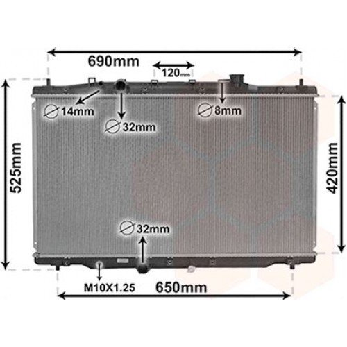 Ψυγείο Νερού HONDA CRV 2013 - 2015 341106320