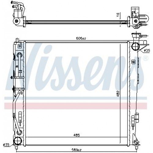Ψυγείο Νερού HYUNDAI ix35 TUCSON 2010 - 2013 ( LM ) 365006330