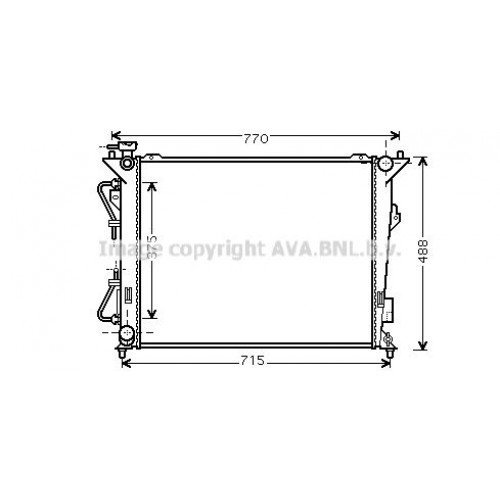 Ψυγείο Νερού HYUNDAI SONATA 2006 - 2011 ( NF ) 367006300 Ψυγείο Νερού HYUNDAI SONATA 2006 - 2011 ( NF ) 367006300