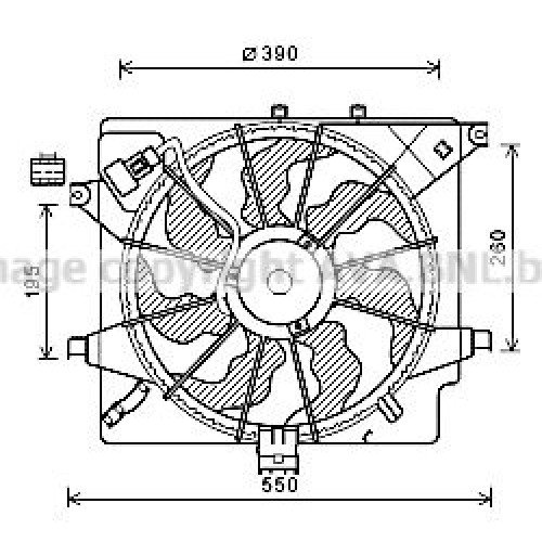 Βεντιλατέρ Νερού HYUNDAI i30 2012 - 2014 368006450 Βεντιλατέρ Νερού HYUNDAI i30 2012 - 2014 368006450