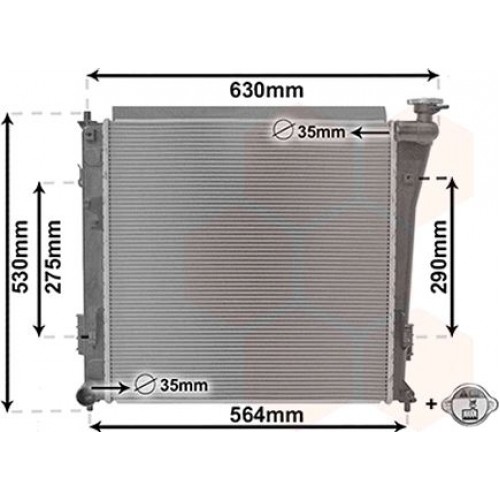 Ψυγείο Νερού HYUNDAI i40 2011 - 2015 374006320