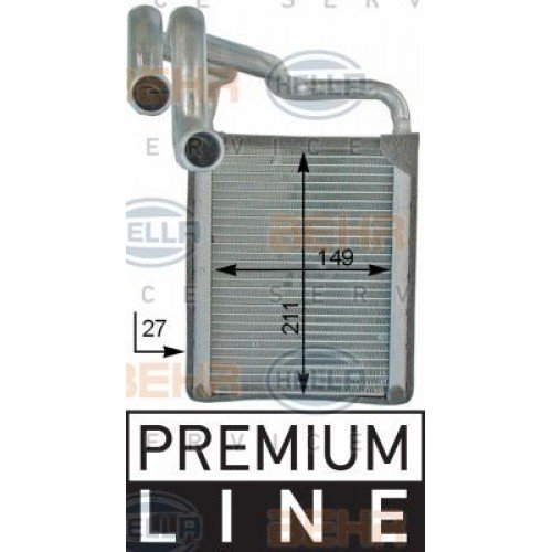 Ψυγείο Καλοριφέρ KIA CEED 2009 - 2012 (ED) 430006500