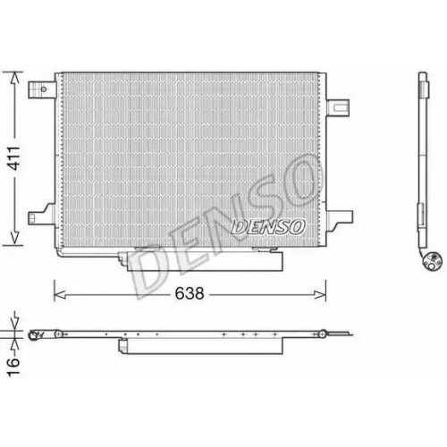 Ψυγείο A/C (Εξωτερικό) MERCEDES B CLASS 2005 - 2008 ( W245 ) 071506410