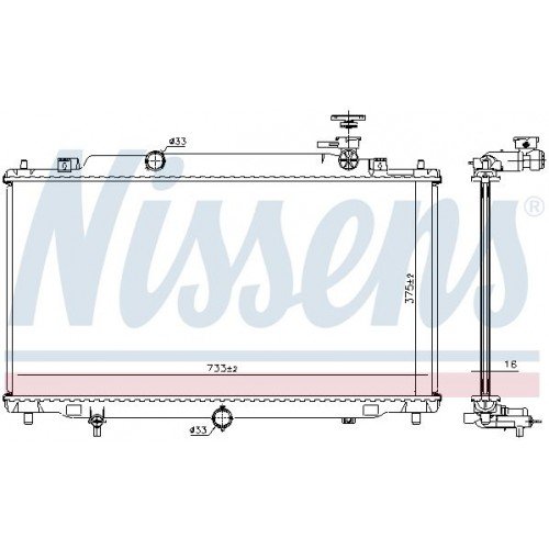 Ψυγείο Νερού MAZDA 6 2013 - 2015 ( GJ ) 503006300