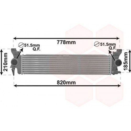 Ψυγείο Intercooler MERCEDES VITO 2015 - 526106200
