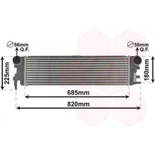 Ψυγείο Intercooler MERCEDES VITO 2015 - 526106210