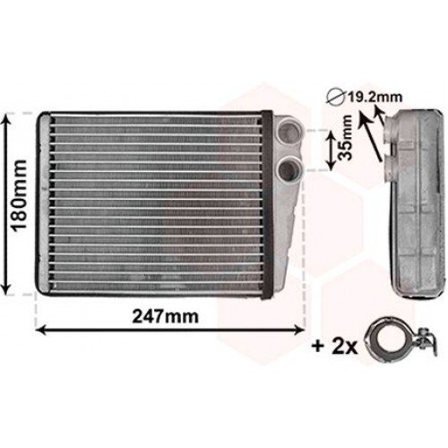Ψυγείο Καλοριφέρ MERCEDES GL CLASS 2006 - 2009 ( X164 ) 527106500 Ψυγείο Καλοριφέρ MERCEDES GL CLASS 2006 - 2009 ( X164 ) 527106500