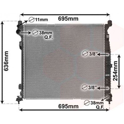 Ψυγείο Νερού MERCEDES GL CLASS 2013 - 2015 527506300 Ψυγείο Νερού MERCEDES GL CLASS 2013 - 2015 527506300