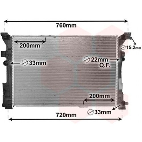 Ψυγείο Νερού MERCEDES A CLASS 2012 - 2015 ( W176 ) 528106310