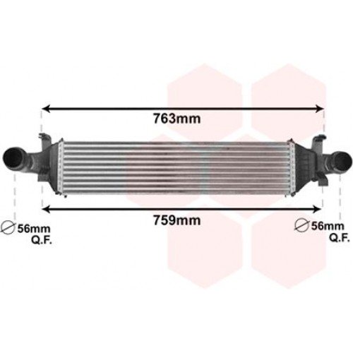 Ψυγείο Intercooler MERCEDES A CLASS 2015 - ( W176 )( F/L ) 528206200