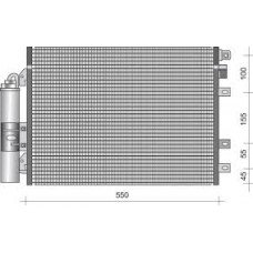 Ψυγείο A/C (Εξωτερικό) NISSAN KUBISTAR 2003 - 2007 081906400