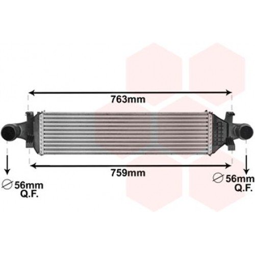 Ψυγείο Intercooler MERCEDES CLA 2016 - ( F/L ) 531206210