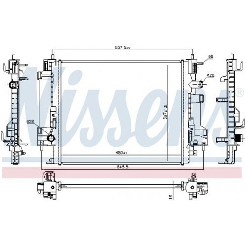 Ψυγείο Νερού SMART FORTWO 2014 - 549106300 Ψυγείο Νερού SMART FORTWO 2014 - 549106300