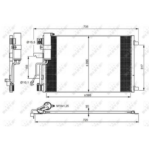 Ψυγείο A/C (Εξωτερικό) NISSAN QASHQAI 2010 - 2013 576006410