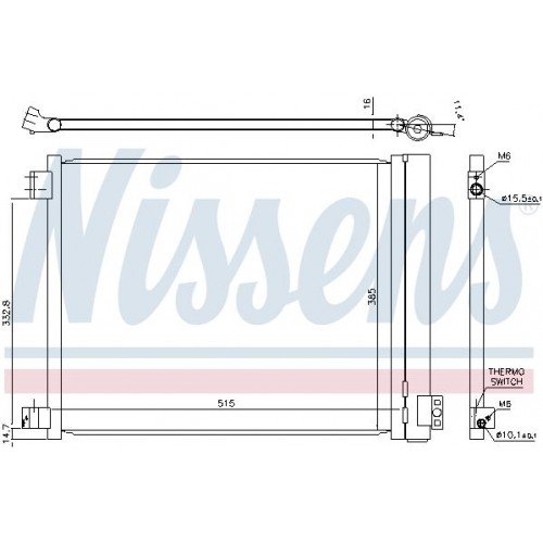 Ψυγείο A/C (Εξωτερικό) NISSAN MICRA 2013 - 2017 ( K13 ) 579106400