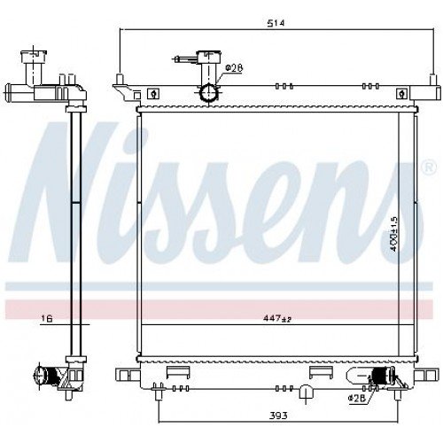 Ψυγείο Νερού NISSAN NOTE 2013 - 582006300