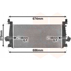 Ψυγείο Intercooler OPEL ASTRA 2010 - 2013 ( J ) 600006200